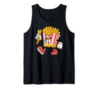 Fryday Everyday Retro Foodie, Funny French Fries Canotta