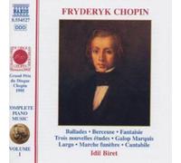 Fryderyk Chopin Chopin Piano Music Volume 1 (CD) Album