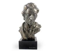 Fryderyk Franciszek Chopin - busto in marmo, statuetta di un personaggio famoso,