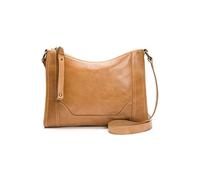Frye Melissa, Borsa a tracolla con zip, Beige, Taglia unica