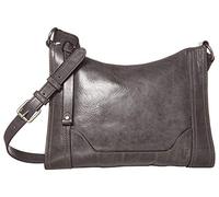 Frye Melissa, Borsa a tracolla con zip, Carbonio, Taglia unica