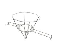 Fryer Filter Stand, Maple Syrup Cone Filter, Stainless Steel Reusable Strainer Rack, Statable Support for Filtering Oil and Syrups, Kitchen, Restaurant Use, 19.09x9.25 Inches