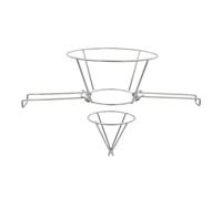 Fryer Filter Stand - Maple Syrup Filter Stand, Deep Fryer Oil Filters Holder, Maple Syrup Cone Filters Stand | Stainless Steel Strainer Rack With Folding Arms For Restaurant Hotel Kitchen Cooking