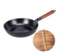 Frying Pan Cookware, Saute Cooking Tool, Outdoor Grill Skillet, 28x7.3cm Kitchen Dining Accessory, for Home Restaurant Indoor Outdoor Picnics Grilling Barbecue Camping, Nonstick Pan for Daily Use