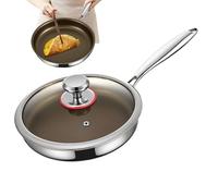 Frying Pans Nonstick | Titanium Alloy With Heat Resistant Handle, Multi-Purpose Non Stick Skillet Frying Pans - For Electric Induction Stove Oven Omelette Egg Home Kitchen Cooking Restaurant Apartment