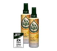 Frylight Delicate Butter Flavour Cooking Spray 2 x 190 ml (380 ml) - 1 Cal. per spray