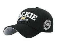 Fryloo Cappello da Pescatore Berretto Baseball Top Morbido 3D Ricamato Sole Unisex Uomini Donne Coppia Moda all-Match-nerobianco