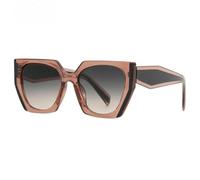 Fryloo Occhiali da Sole Irregular Square Sunglasses Men Women Large Frame Uv400 Trendy Shades for Beach, Travel & Casual Wear