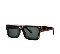 Fryloo Occhiali da Sole,Occhiali Sole polarizzati Quadrati Oversized Uomini, Punk Uv400 Ombre All'aperto