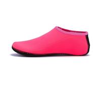 Fryloo Pantofole Scarpe d'Acqua Secca Rapida Unisex, Calzini Acquatici A Piedi Nudi Antiscivolo per Il Nuoto Surf Spiaggia Piscina Kayak, 6 Colori Uomini Donne-Rosa Rossa-XXXL