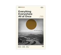 FrySky Poster del film Everything Everywhere All at Once, 1 poster su tela, decorazione per camera da letto, sport, ufficio, camera da letto, regalo, senza cornice, 30 x 45 cm