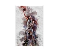 FrySky Poster su tela con giocatore di basket Stephen Curry 24, decorazione per camera da letto, ufficio, camera da letto, regalo, senza cornice, 40 x 60 cm