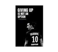 FrySky Zlatan Ibrahimovic Soccer Superstar Sports Poster 2 poster su tela, decorazione artistica da parete per soggiorno, camera da letto, decorazione, senza cornice, 60 x 90 cm
