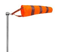 FRYSKYO Manica a Vento, Borsa for La Misurazione della Direzione del Vento in Ripstop, Impermeabile, Facile da Trasportare for Aeroporti, Fattorie E Parchi All'aperto(Orange,80cm)