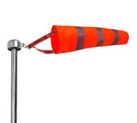 FRYSKYO Manica a Vento, Borsa for La Misurazione della Direzione del Vento in Ripstop, Impermeabile, Facile da Trasportare for Aeroporti, Fattorie E Parchi All'aperto(Red,80cm)