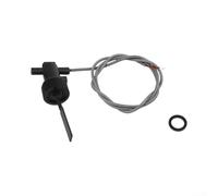 FS-10 Interruttore di flusso a pagaia 1L/Min Sensore acqua per pompa di calore, Controller regolabile per riscaldatore, macchina da caffè, attrezzatura da piscina, alloggiamento in plastica 100V, nero