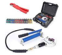 FS-7842B Tubo idraulico Press Crimping Crimping Press Tool Kit di strumenti per condizionatori d'aria A/C Separabile Il set di pinze di crimpatura auto aria condizionata riparazione idraulico con