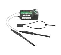 FS IA6B Ricevitore Antenne doppie a velocità rapida Risposta piccoli materiali premium leggeri per elicottero per aliante ad ala fissa