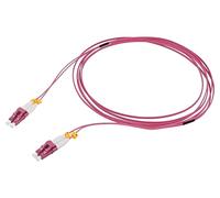 LogiLink FS4LC02 - Cavo patch ultra sottile OM4 in fibra ottica LC-LC Duplex, 2 m