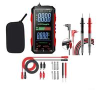 FS899S Multimetri digitali 6000 conteggi True RMS USB-C ricaricabile AC/DC Tensione Corrente Capacità Resistenza NCV Tester con retroilluminazione (FS899S-BAG-16-in-1)