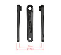 FSA Ebike Chainset CK-746-1 ISIS 13.5mm Black (172.5mm)
