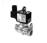 FSA Elettrovalvola in Acciaio Inox 304 1/2" 230V AC 0-10 bar EPDM normalmente chiusa