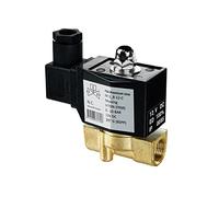 FSA Elettrovalvola in Ottone 3/8" 12V DC 0-10 bar Viton normalmente chiusa | Massimo 10 bar, PN 10, filettatura DN 10 G, Kv 0,5, da -30 °C a 150 °C, azionamento diretto, 500.000 cicli di accensione