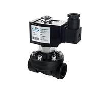 FSA Elettrovalvola in PA6 di Plastica 1/2" 12V DC 0-6 bar NBR normalmente aperta
