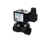 FSA Elettrovalvola in PA6 di Plastica 1/2" 24V AC 0-6 bar NBR normalmente chiusa