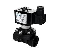 FSA Elettrovalvola in PA6 di Plastica 3/4" 24V AC 0-6 bar NBR normalmente aperta