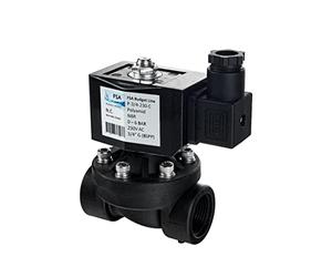 FSA Elettrovalvola in plastica PA6 3/4" 230V AC 0-6 bar NBR normalmente chiusa