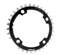 FSA Gossamer ABS 2 x 11 Road Chainring, Unisex 110 × 34T Nero