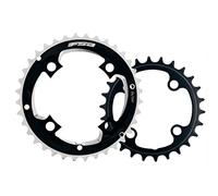 Fsa, Corona MTB PRO 104x36T Black (Unisex Adulto, Nero, 104 × 36t