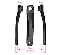 Fsa Pedivella Sinistra Ck-746-2 Black