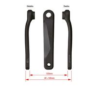 Fsa E-bike Ck-220/is Left Crank Nero 165 mm Black
