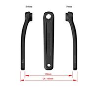 FSA, CP.Ped.E-Bike CK-320 Gen3 165 Unisex Adulto, Nero, Standard