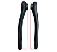 FSA Pedivelle E-Bike CK 745 B 170mm ISIS Brose Bosch CX Haibike Yamaha, Nero