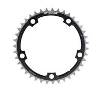FSA Pro Road Chainring (2x11, 130x39T, Black Polished, 5h)