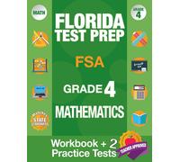 Fsa Test Prep Team FSA Test Pre Florida Test Prep FSA Grade 4 Mathe (Tascabile)