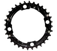 FSA unisex in acciaio 3 x 10 Shimano MTB Chainring, nero, 104 × 32T