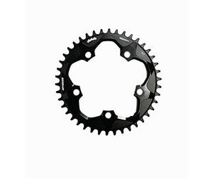 FSA unisex Mega Tooth Megatooth CX (1 x 11, 110BCD V14), denti, 110 x 40t, nero, taglia 110 × 40t