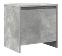 fsahslih Comodino grigio cemento, 45 x 34 x 44,5 cm, tavolino con anta | Armadio compatto per camera da letto: lo spazio protetto dietro la porta mantiene i tuoi libri e le cose quotidiane a portata