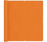fsahslih Frangivista per balcone, arancione, 110 x 500 cm, Oxford | Paravento resistente per balcone e giardino, include corda di fissaggio per un facile montaggio.