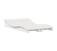 fsahslih Set di 2 lettini da giardino in legno massiccio di pino, colore | Forma ergonomica a S per il massimo comfort, design a doghe contro l'accumulo di acqua. Ideale per piscina