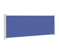 fsahslih Tenda da sole laterale estensibile, 180 x 500 cm, blu, protezione dagli sguardi indiscreti e dal vento, per terrazza, balcone, parete laterale estensibile con sistema di ritorno automatico e
