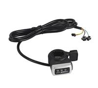 FSAKLPXOV Acceleratore a pollice da 36 V per bici elettrica, acceleratore con controllo della velocità senza fili e indicatore di batteria, compatibile con manubrio sinistro o destro a 6