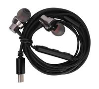 FSAKLPXOV Auricolari cablati con microfono, cuffie Type C per smartphone e PC, auricolari cablati con isolamento del rumore e controllo del volume, cavo in PVC da 1,2 m per gli spostamenti q