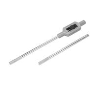 FSAKLPXOV Maniglia per chiave maschio regolabile, portamaschi per filettatura in acciaio legato, strumento per maschiatura manuale alesatore M13-32 con maniglie rimovibili, design