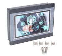 FSAKLPXOV Schermo touch HMI 7 pollici con PLC e ingresso per termocoppia a 2 canali, controllore logico programmabile DC24V 5A, schermo touch integrato 12 pollici con 8 uscite per l’automazi