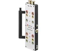 FSB 0 03 0460 00001 0000 Foratrice per forare Tutte, Aiuto di Montaggio per Rosette PZ, WC e BB, Argento